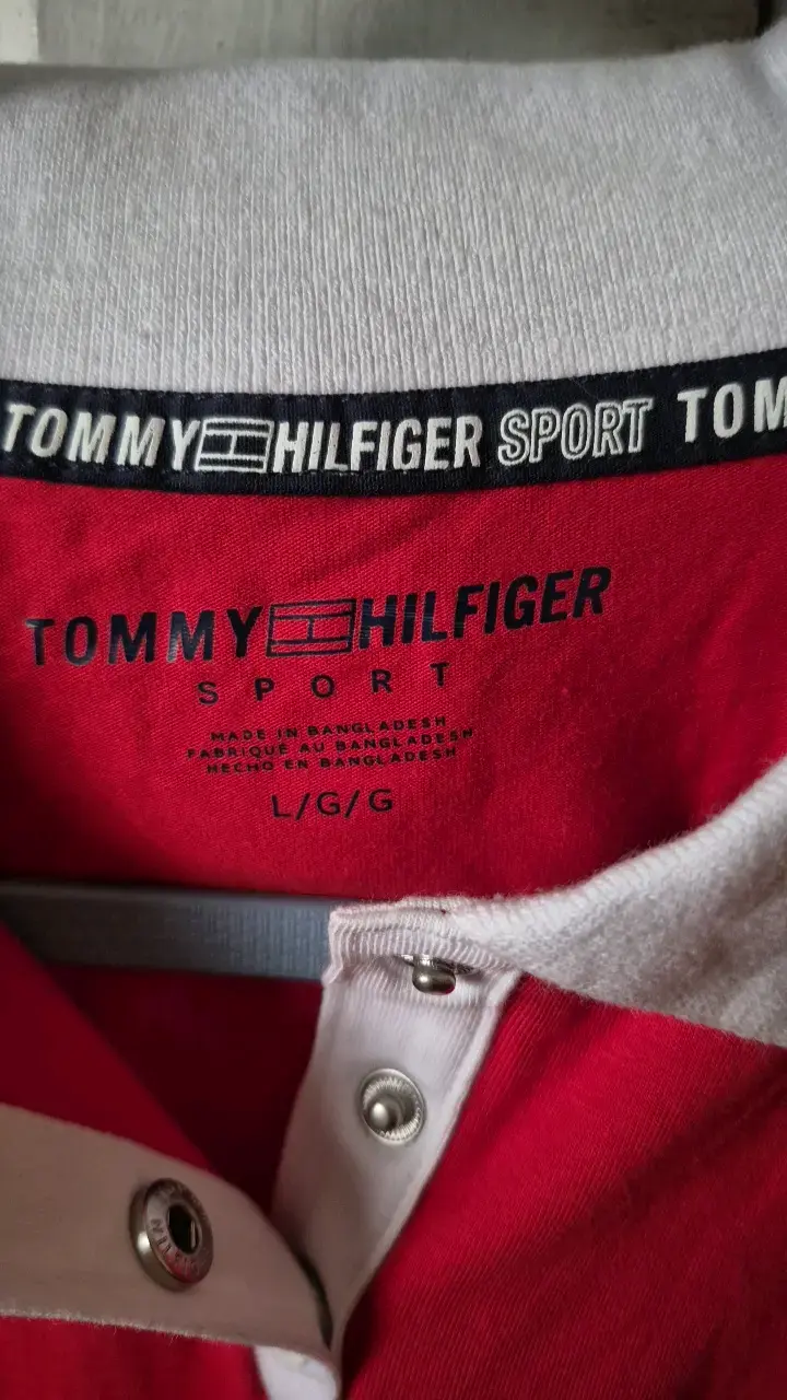Polera Polo Roja Tommy Hilfiger Sport - 2