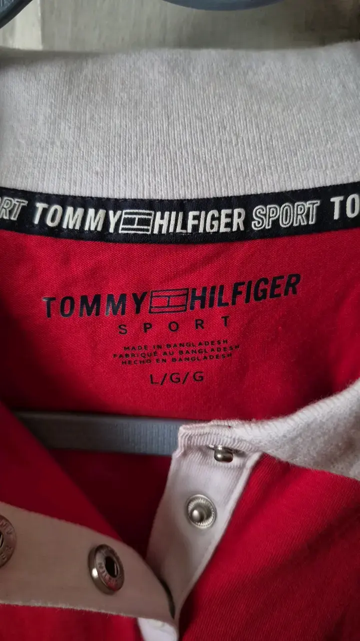 Polera Polo Roja Tommy Hilfiger Sport - 3