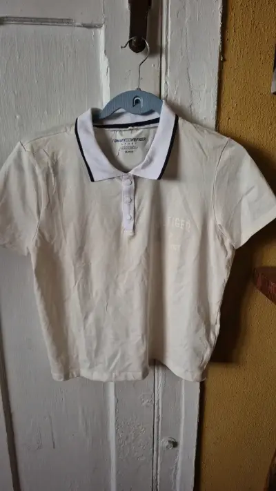 Polera Polo Blanca Tommy Hilfiger Sport - miniatura 1