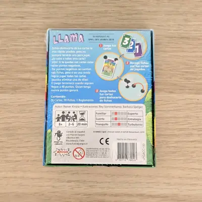 Juego de cartas Llama de Reiner Knizia - miniatura 2
