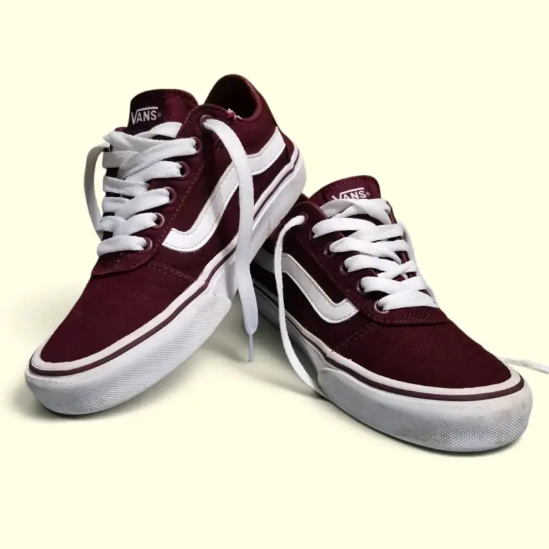 Zapatillas Vans burdeos para mujer - 2