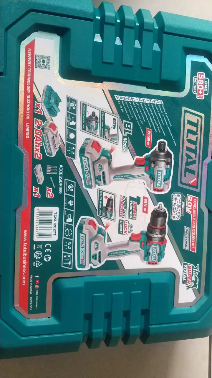 Kit Herramientas Inalámbricas Total 20V - 2
