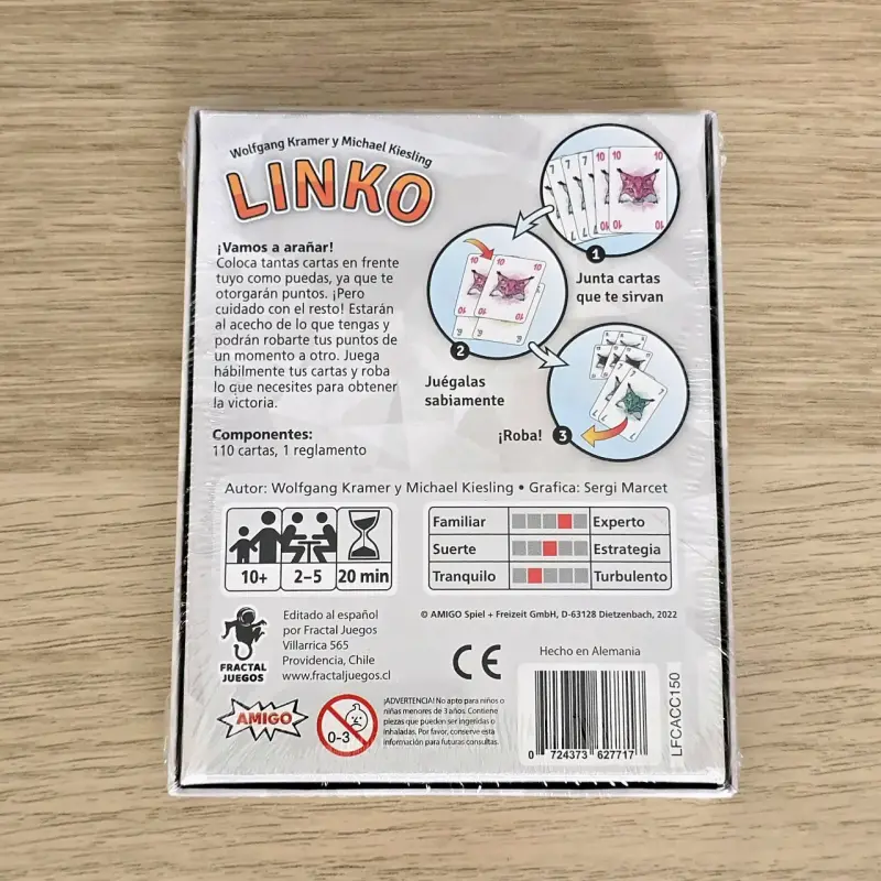 Juego de cartas Linko de Fractal Juegos - 2