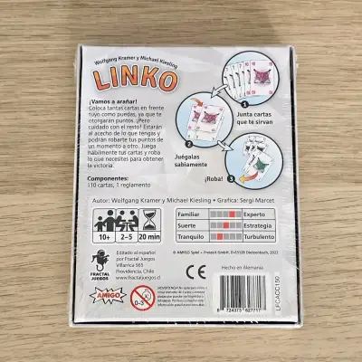 Juego de cartas Linko de Fractal Juegos - miniatura 2
