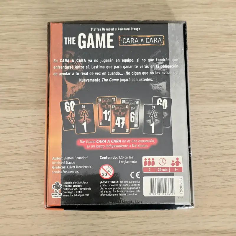 Juego de cartas The Game Cara a Cara - 2