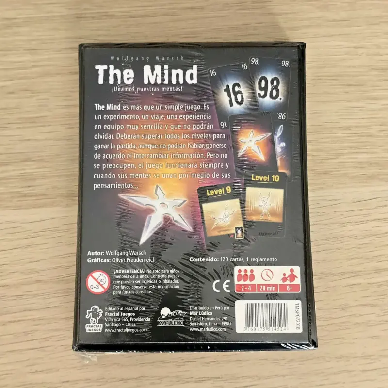 Juego de cartas The Mind por Wolfgang Warsch - 2