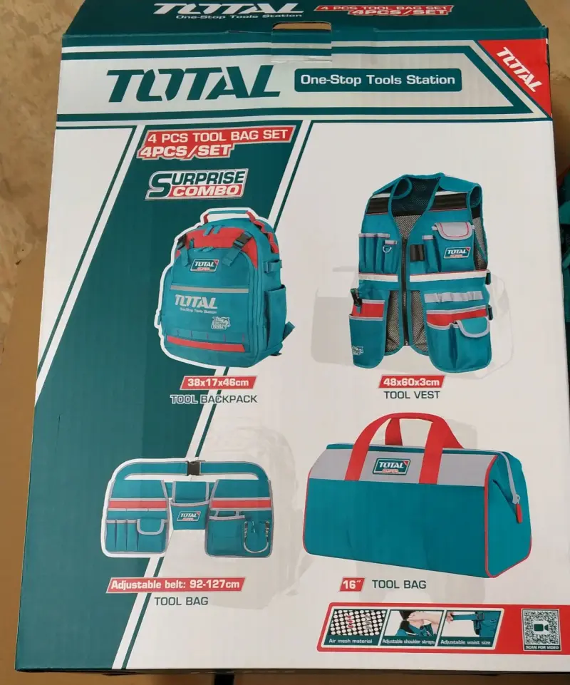 Set de Bolsas y Mochila para Herramientas Total - 2