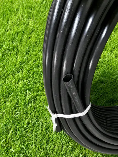 Cañeria Manguera de Riego Negra PVC 100 mts - miniatura 3