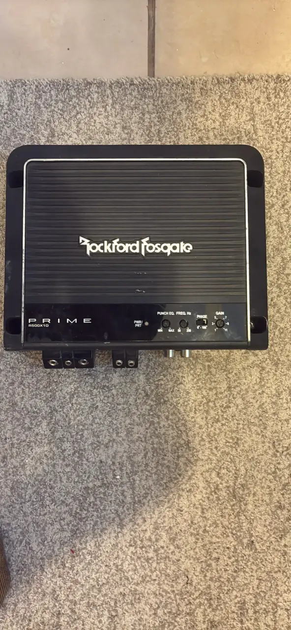 Amplificador Rockford Fosgate Prime R500X1D para auto - 3