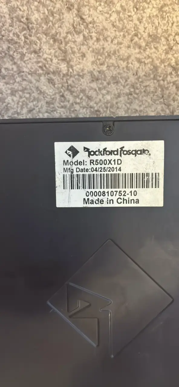Amplificador Rockford Fosgate Prime R500X1D para auto - 5