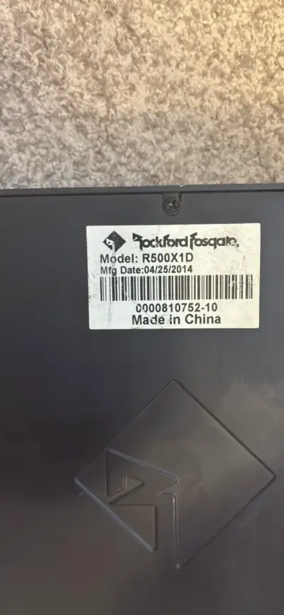 Amplificador Rockford Fosgate Prime R500X1D para auto - miniatura 5