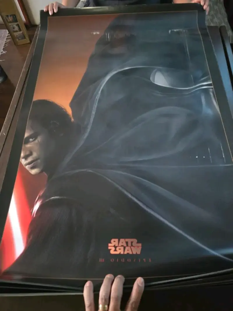 Posters de Star Wars Episodios I y III y Clone Wars - 1