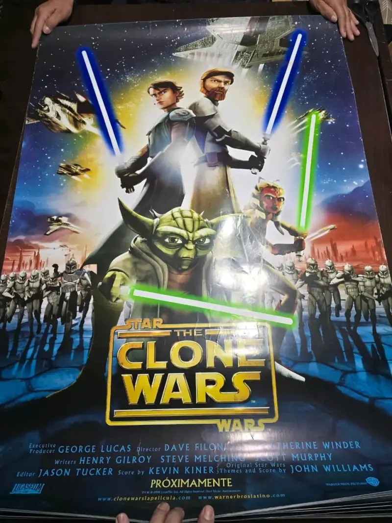 Posters de Star Wars Episodios I y III y Clone Wars - 2