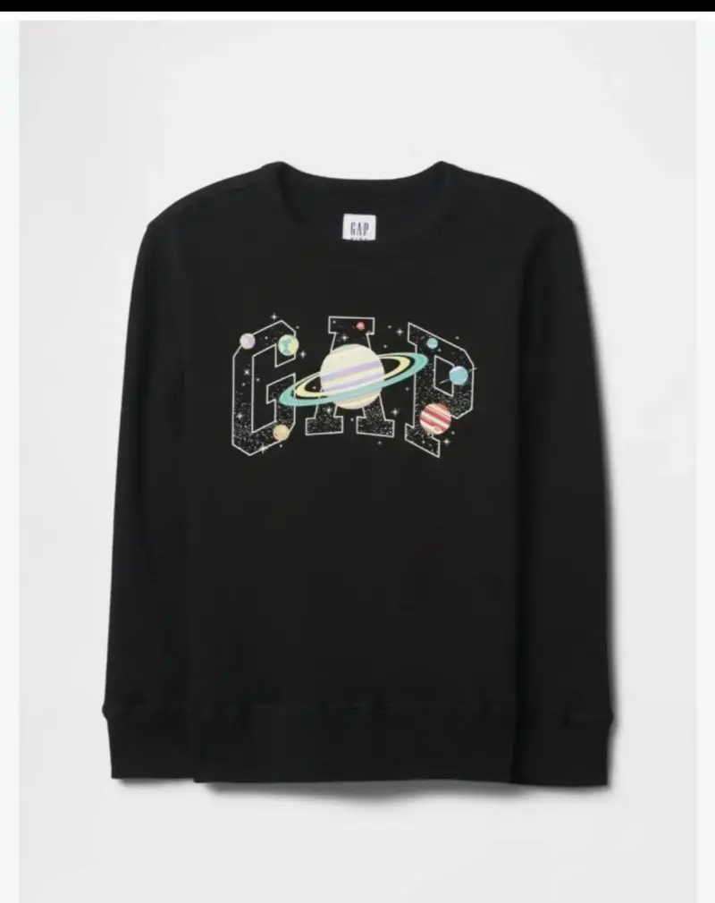 Polerón negro GAP kids talla S - 1