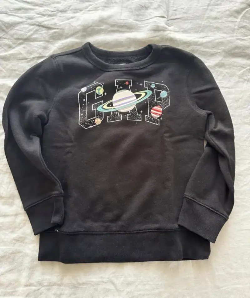 Polerón negro GAP kids talla S - 2