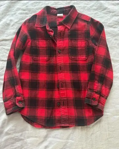 Camisa de franela  niño Baby Gap talla 5 - miniatura 1