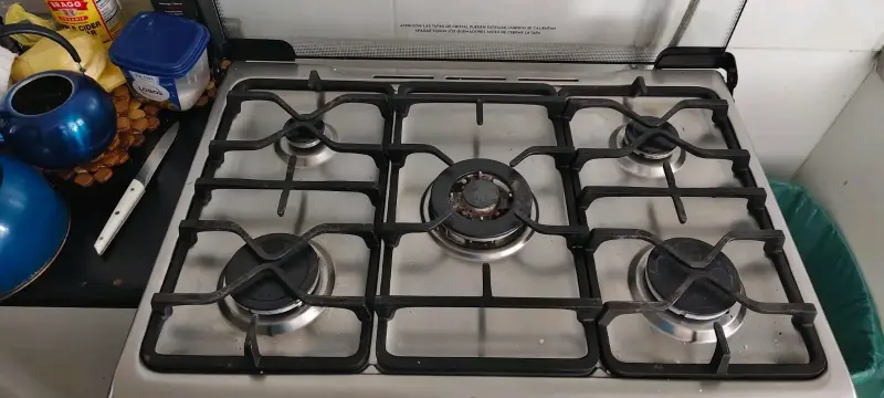 Cocina a gas Fensa de acero inoxidable - 3