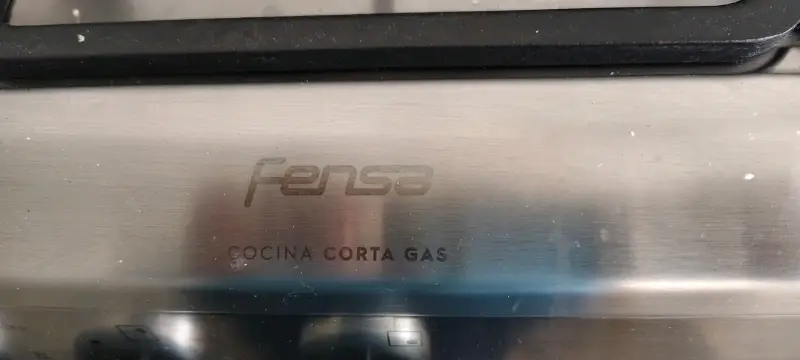 Cocina a gas Fensa de acero inoxidable - 4