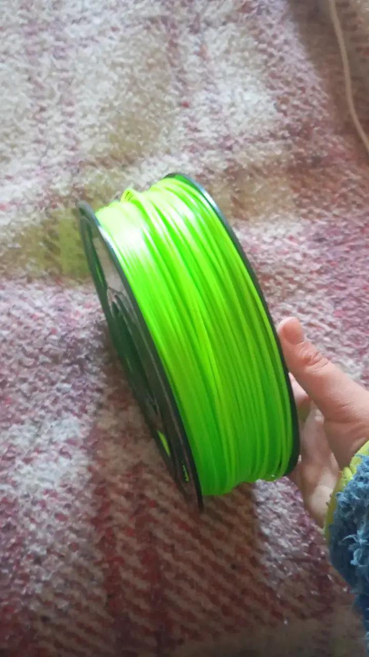 Filamento PLA+ verde fluorescente Tronxy 1kg - 2