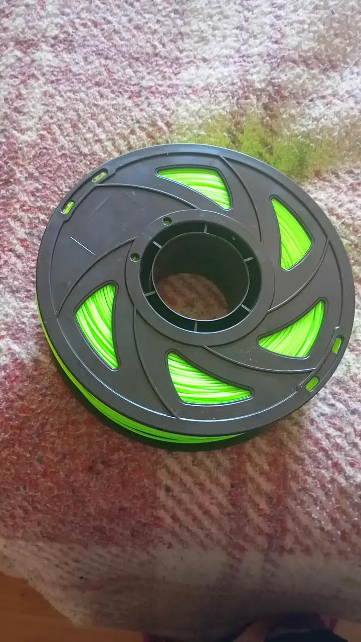 Filamento PLA+ verde fluorescente Tronxy 1kg - 3