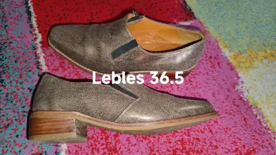 Zapatos de cuero azul talla 36 - miniatura 2