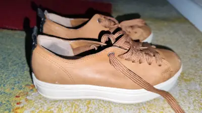 Zapatos de cuero azul talla 36 - miniatura 3