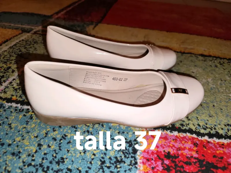 Zapatos de cuero azul talla 36 - 4