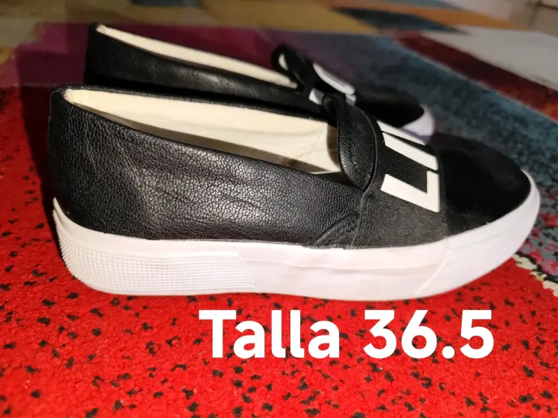 Zapatos de cuero azul talla 36 - 5