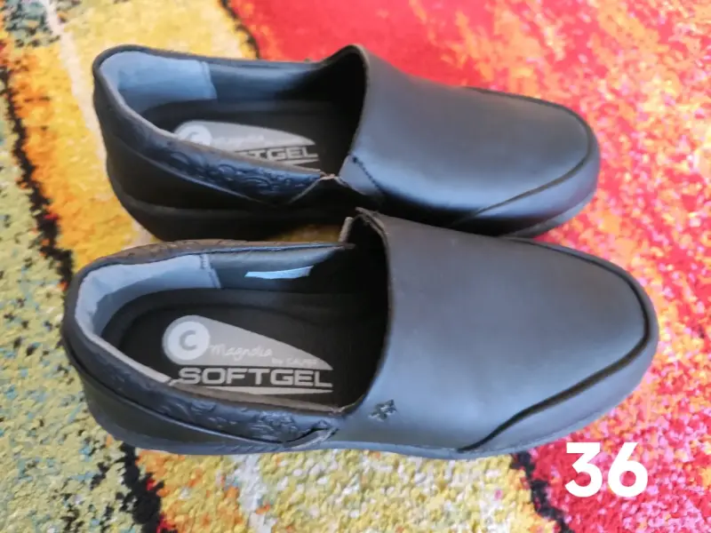 Zapatos de cuero azul talla 36 - 6