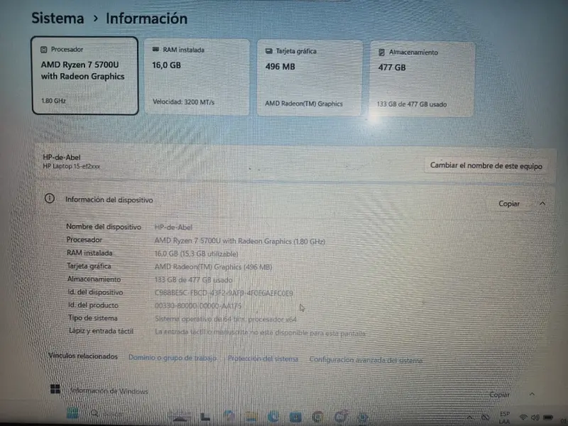 Laptop HP Pavilion 15 Ryzen 7 16GB RAM 512GB SSD - 2