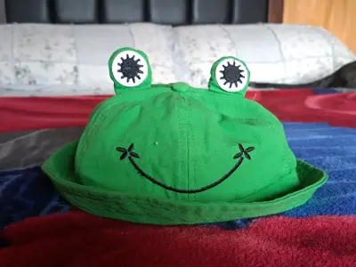 Sombrero infantil con diseño de rana - miniatura 1