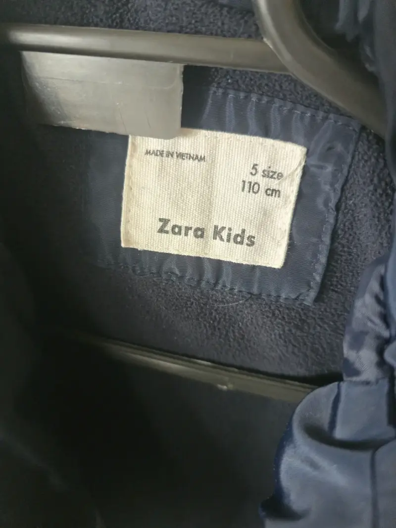 Chaqueta acolchada para niños Zara Kids azul - 2