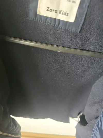 Chaqueta acolchada para niños Zara Kids azul - miniatura 4