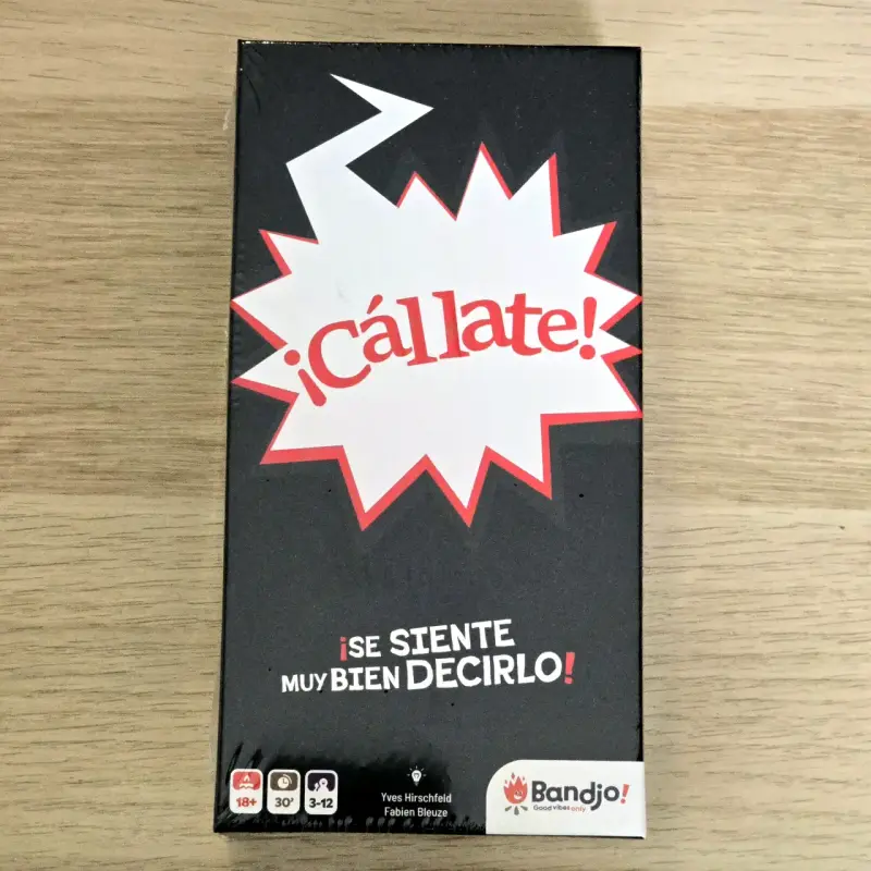 Juego de cartas ¡Cállate! para adultos