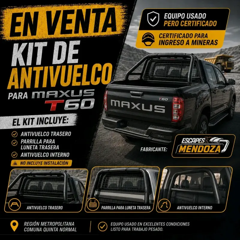 Kit de Antivuelco para Maxus T60 - 1
