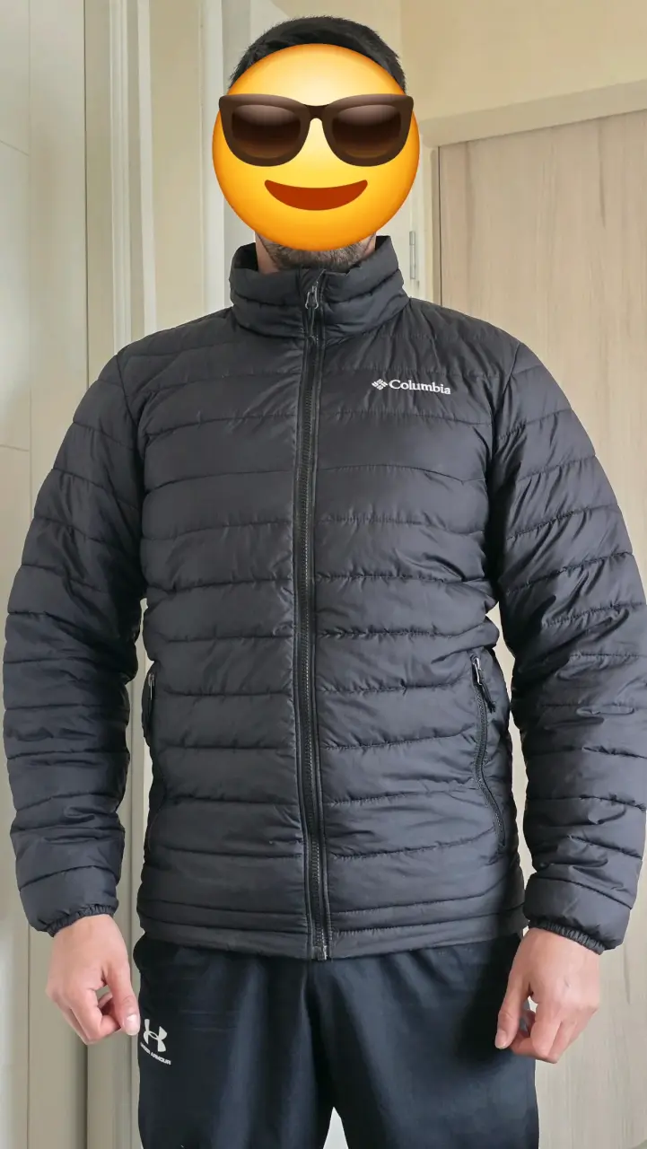 Parka Hombre Powder Lite II Negro Columbia - 1