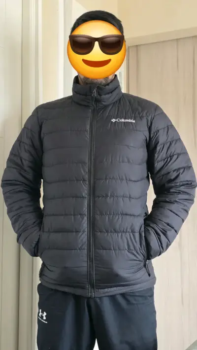 Parka Hombre Powder Lite II Negro Columbia - miniatura 2