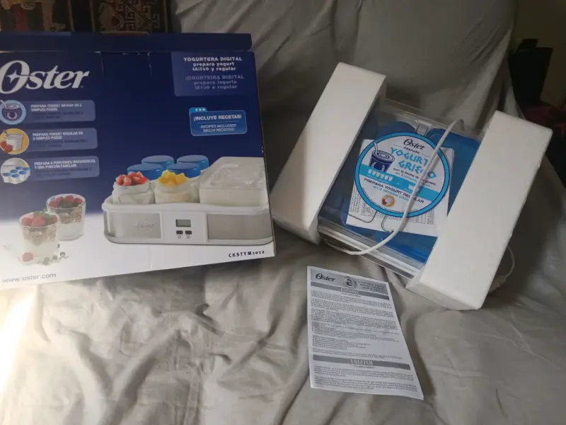 Yogurtera Digital Oster con Recetas Incluidas - 3