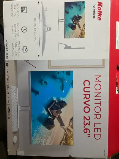 Monitor LED Curvo Kolke 23.6 pulgadas - miniatura 1