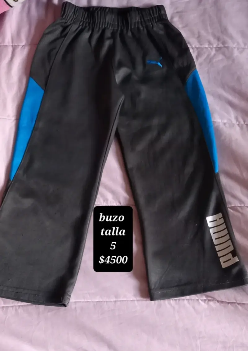 Pantalón deportivo Puma para niño talla 5