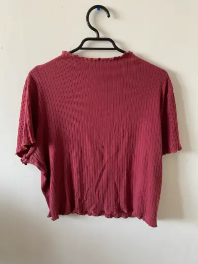 Polera color burdeos talla 4XL - miniatura 1