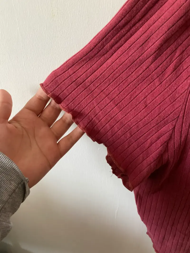 Polera color burdeos talla 4XL - 2