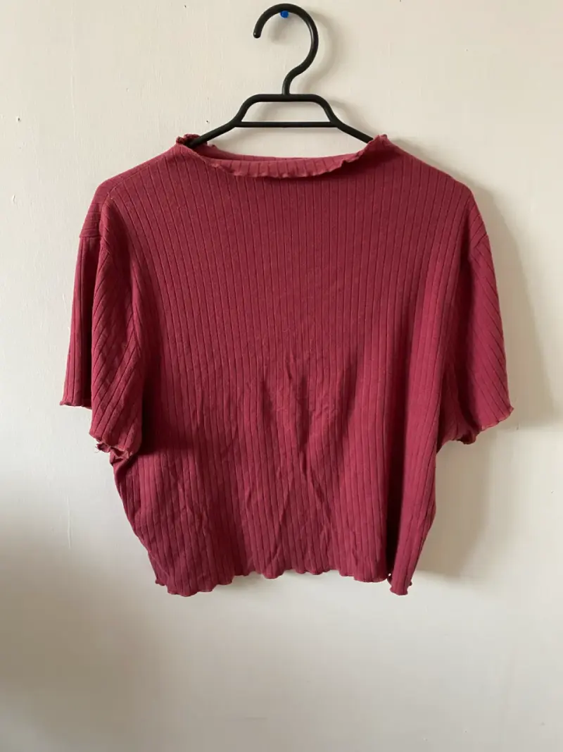 Polera color burdeos talla 4XL - 4