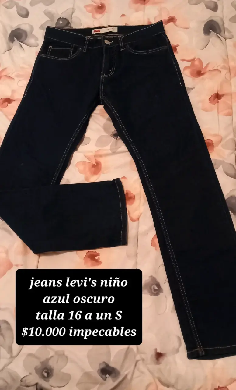 Jeans Levi's niño azul oscuro talla 16