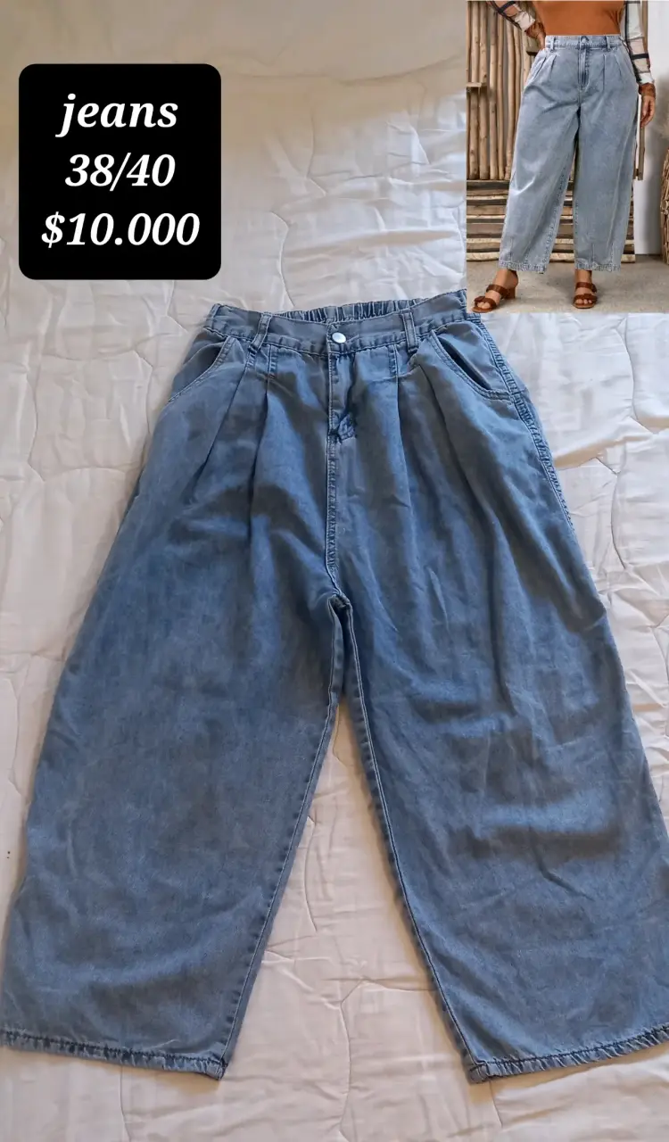 Jeans de Mujer Talla 38/40 Azul