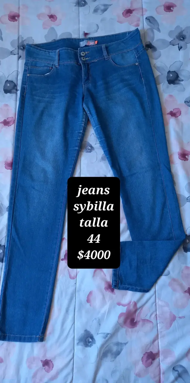 Jeans Sybilla Talla 44 Azul - 1