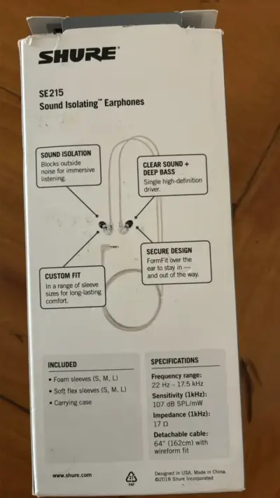Auriculares Shure SE215 con aislamiento de sonido - miniatura 4