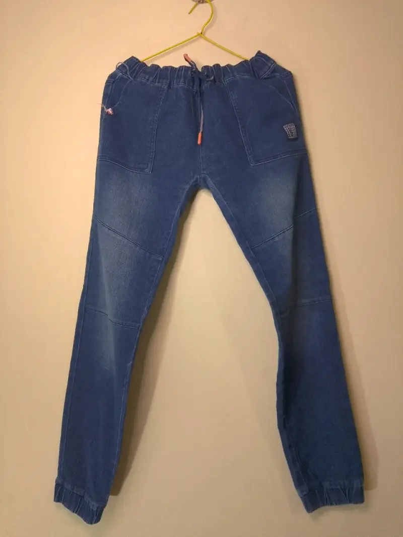 Pantalones de mezclilla azul para niños - 1