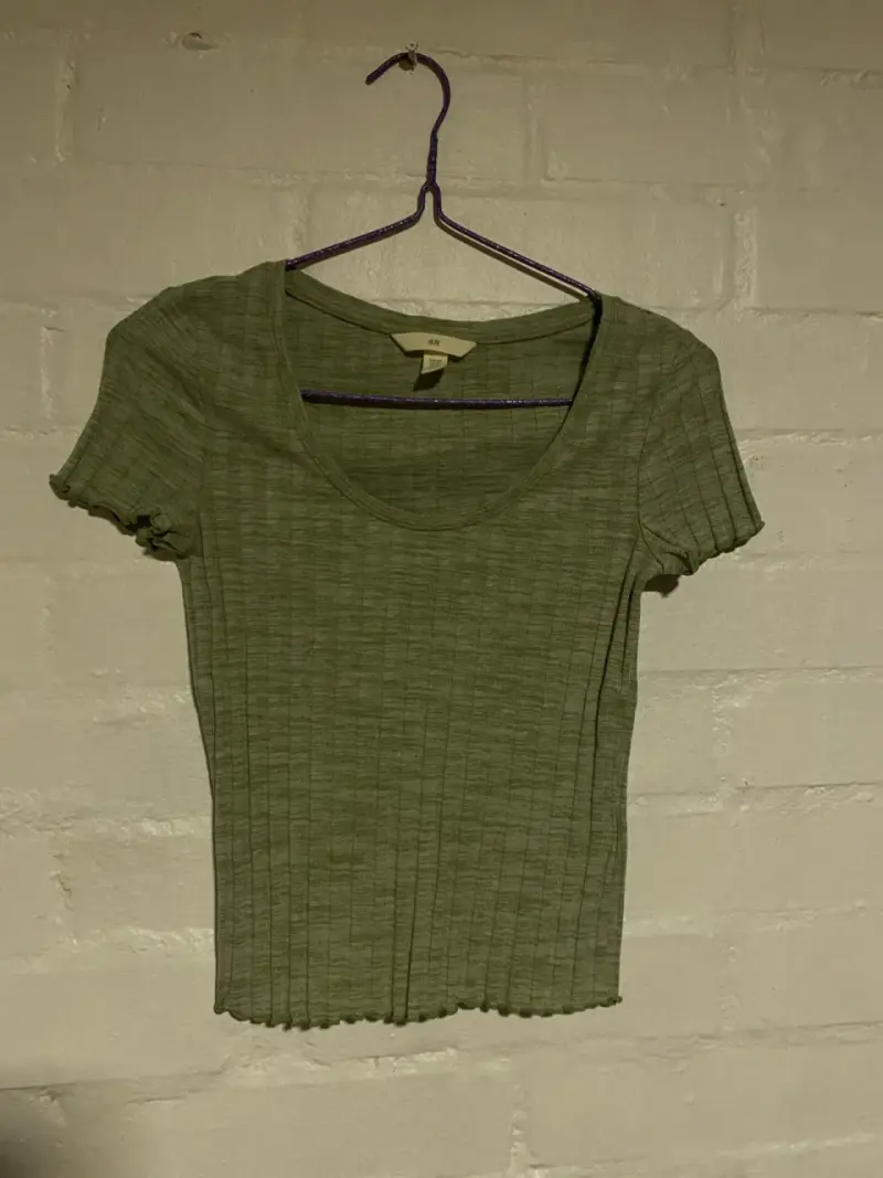Polera XS de canalé H&M - 1