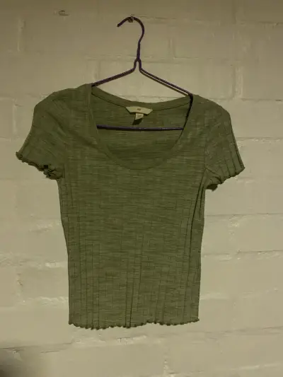 Polera XS de canalé H&M - miniatura 1